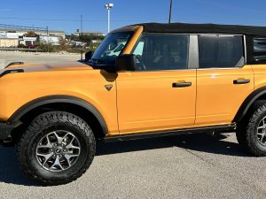 2023 Orange Ford Bronco Badlands