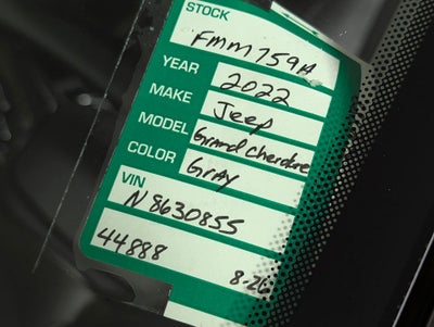 2022 Jeep Grand Cherokee Limited