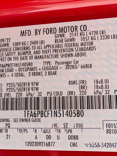 2022 Ford Mustang GT