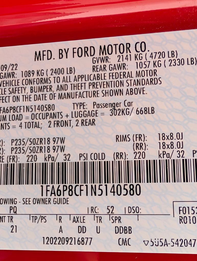 2022 Ford Mustang GT