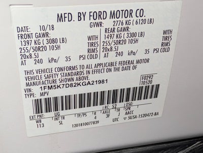 2019 Ford Explorer XLT