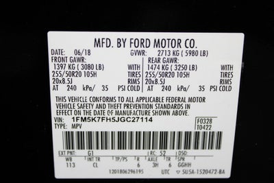 2018 Ford Explorer Limited