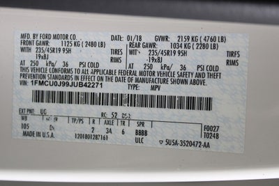 2018 Ford Escape Titanium