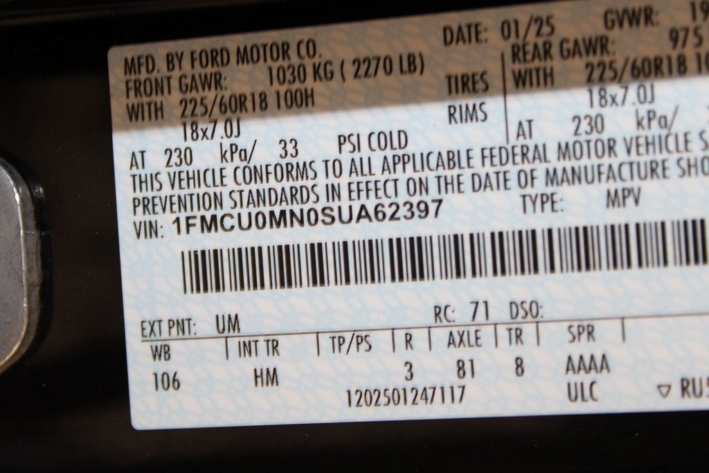 2025 Ford Escape ST-Line