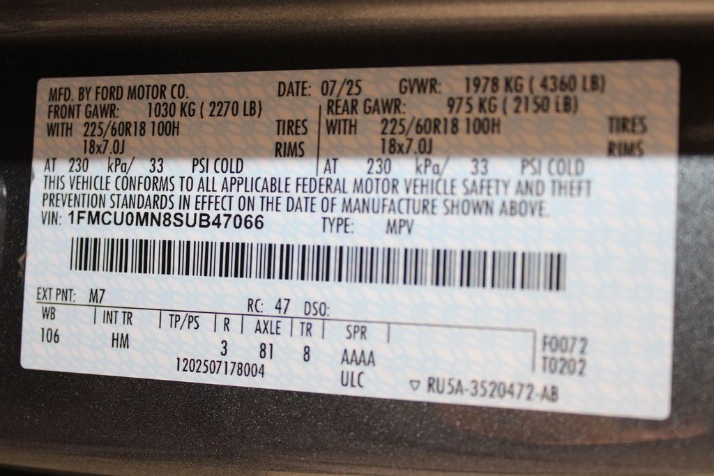 2025 Ford Escape ST-Line