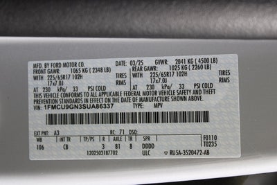 2025 Ford Escape Active