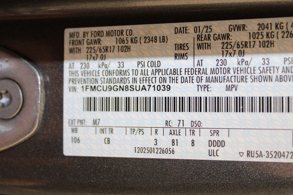 2025 Ford Escape Active