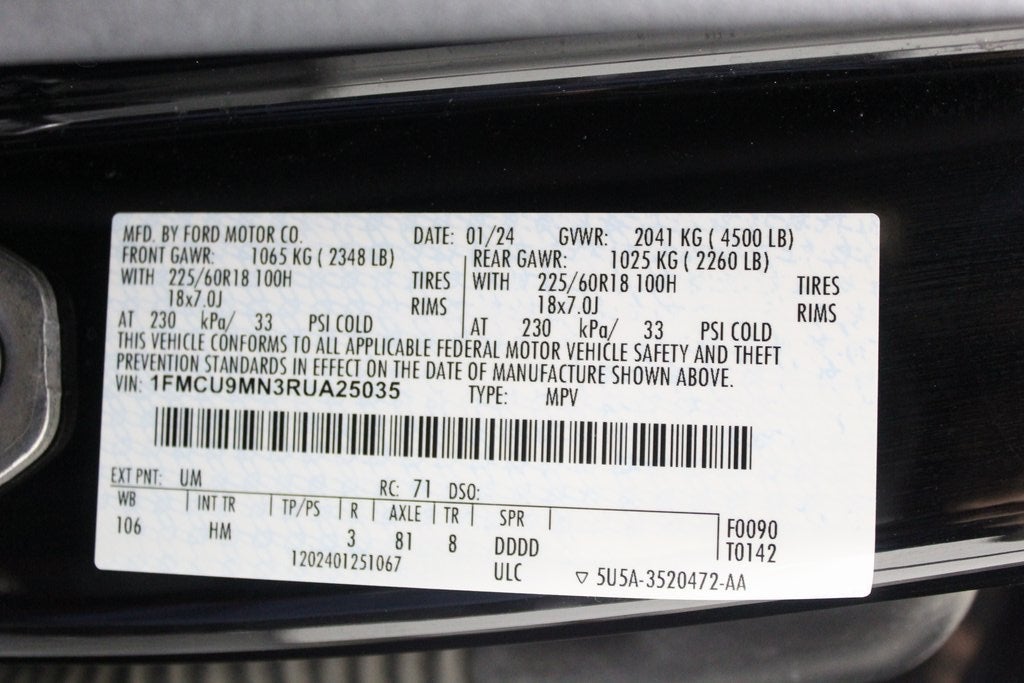 2024 Ford Escape ST-Line