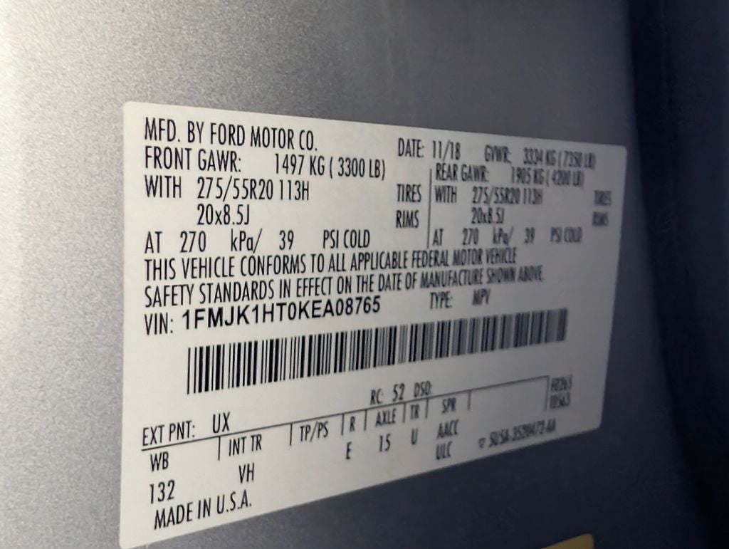 2019 Ford Expedition Max XLT