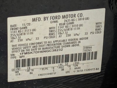 2022 Ford Explorer XLT