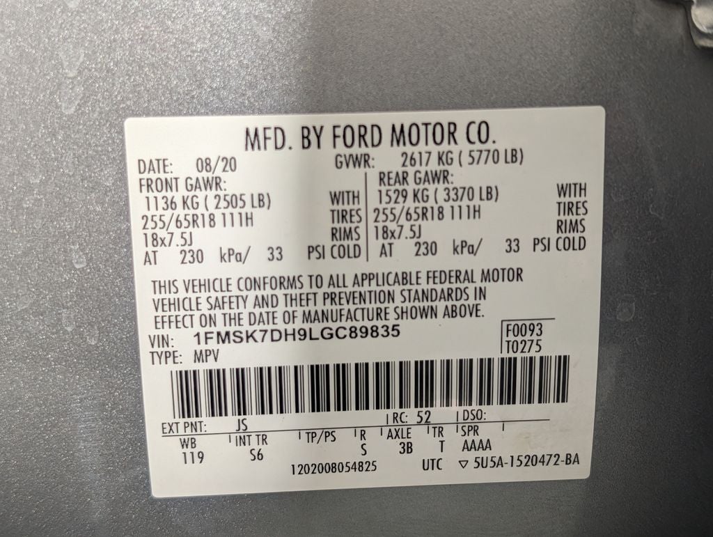 2020 Ford Explorer XLT