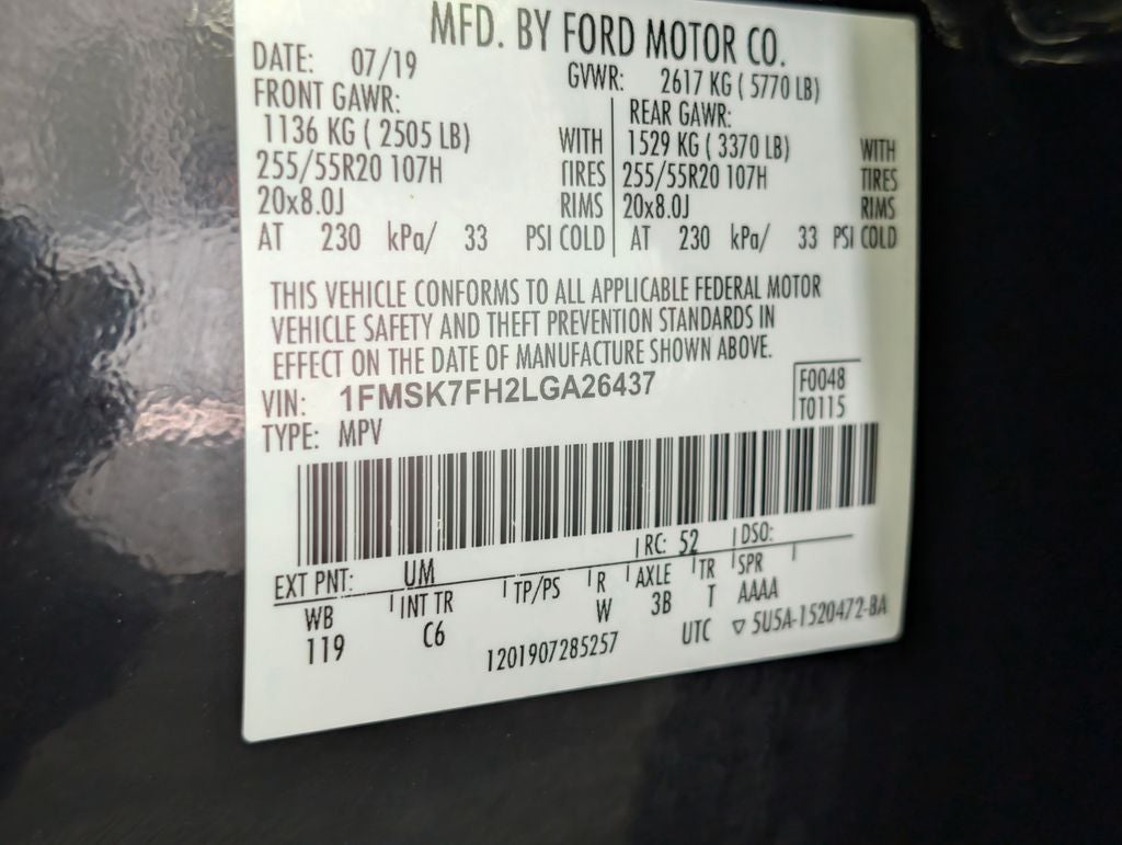 2020 Ford Explorer Limited