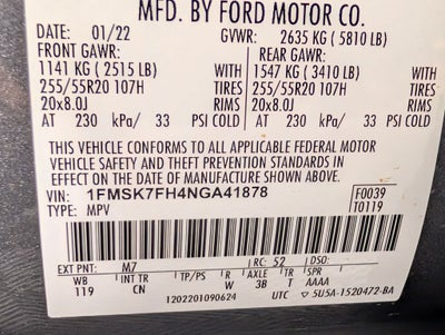 2022 Ford Explorer Limited