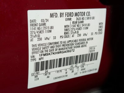 2024 Ford Explorer ST-Line
