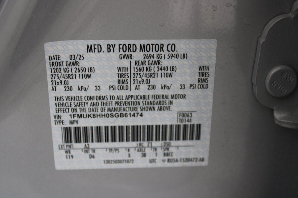 2025 Ford Explorer Platinum