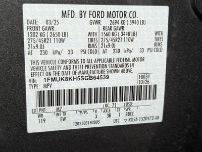 2025 Ford Explorer ST-Line