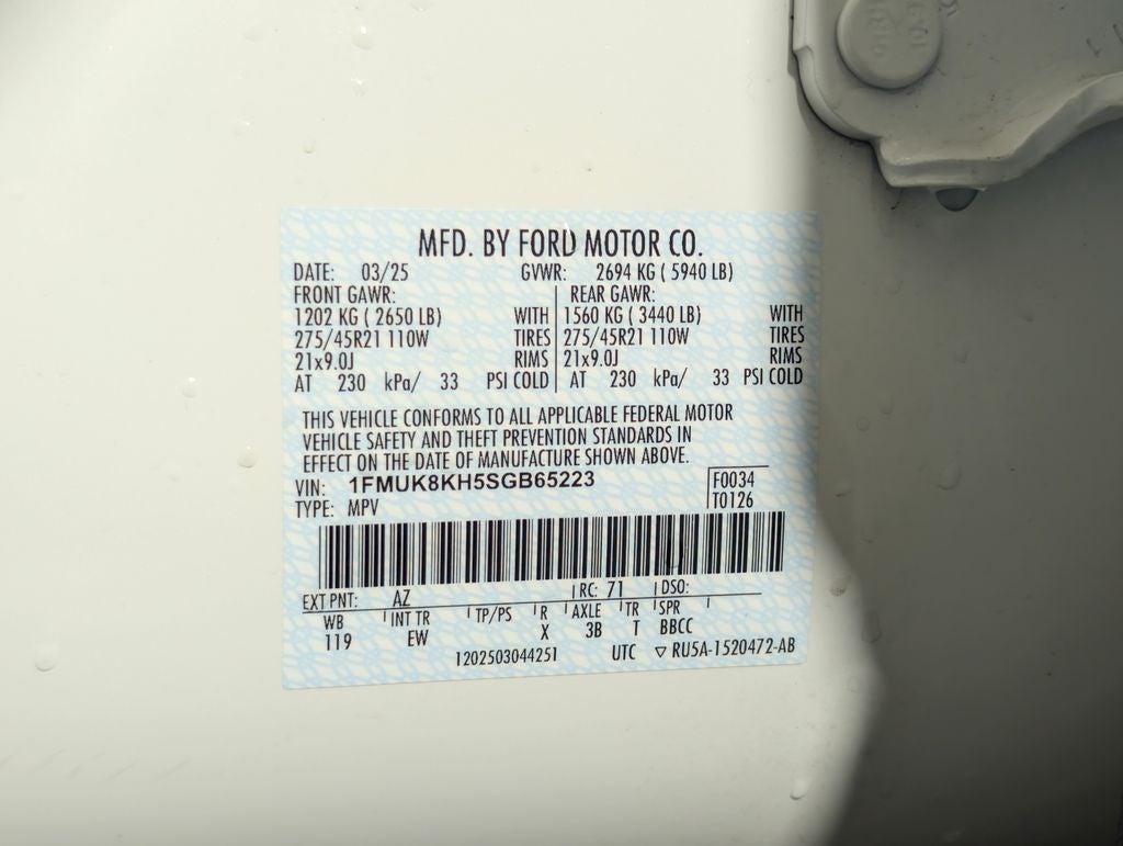 2025 Ford Explorer ST-Line