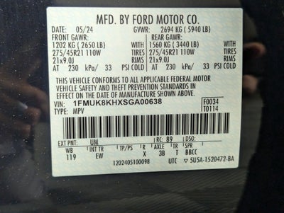 2025 Ford Explorer ST-Line