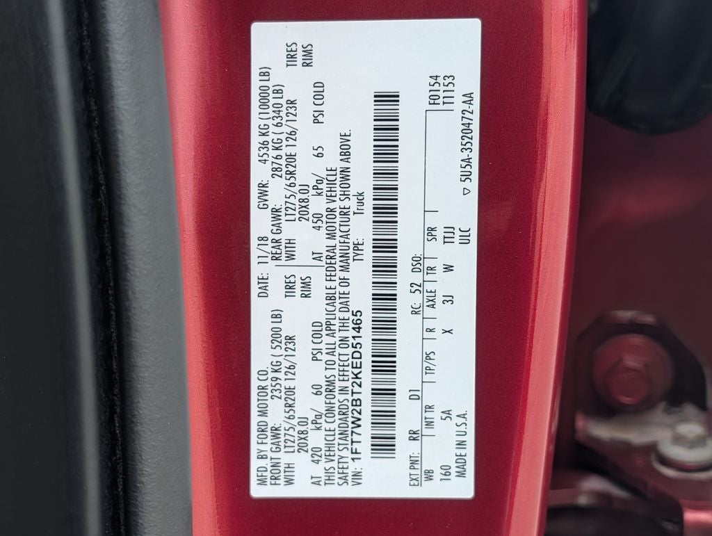2019 Ford F-250SD Lariat