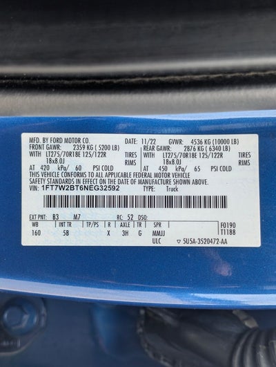 2022 Ford F-250SD Lariat