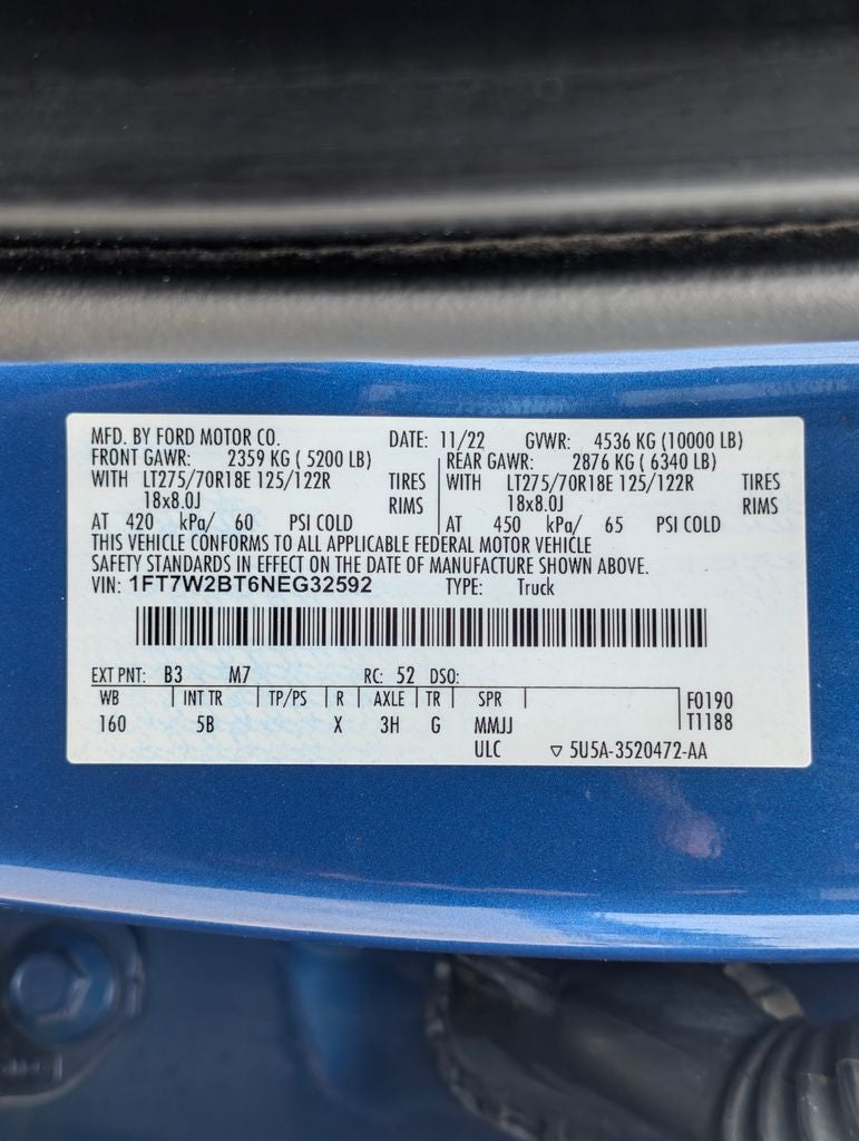 2022 Ford F-250SD Lariat