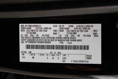 2022 Ford F-450SD Platinum DRW