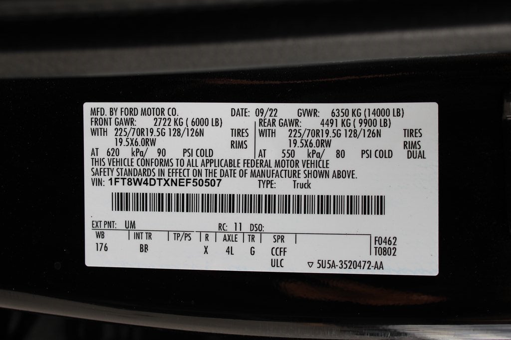 2022 Ford F-450SD Platinum DRW