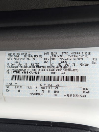 2025 Ford Transit-250 Base