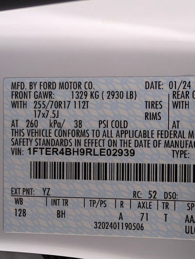 2024 Ford Ranger XL
