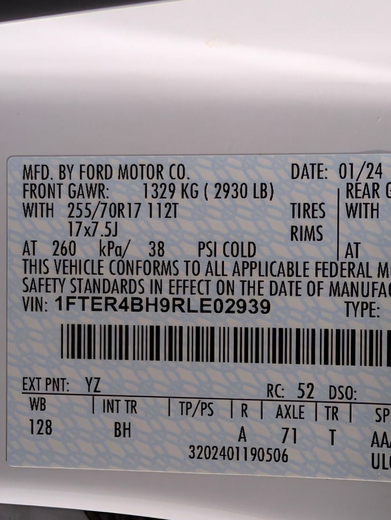 2024 Ford Ranger XL