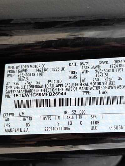 2021 Ford F-150 XLT