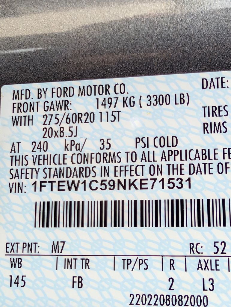 2022 Ford F-150 XLT