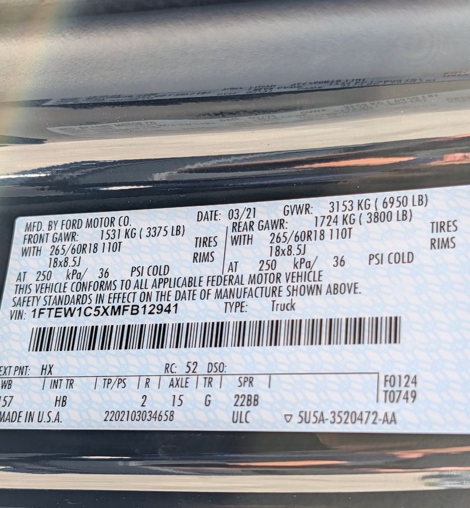 2021 Ford F-150 Lariat
