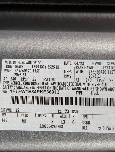 2023 Ford F-150 Lariat