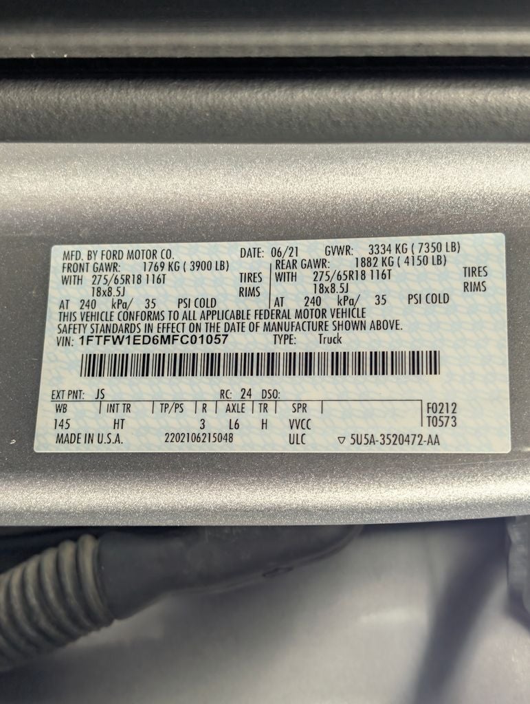 2021 Ford F-150 Lariat