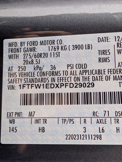 2023 Ford F-150 Lariat