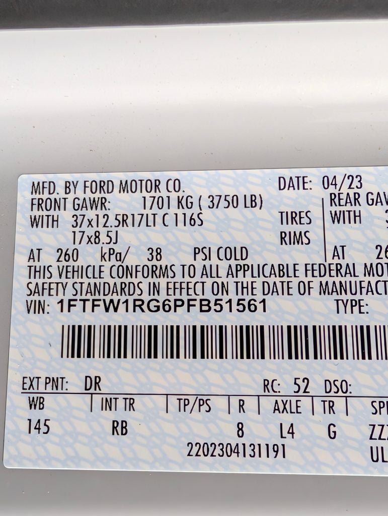 2023 Ford F-150 Raptor
