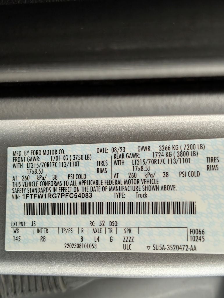 2023 Ford F-150 Raptor