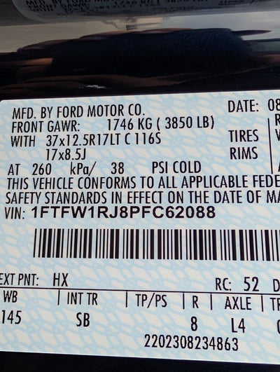 2023 Ford F-150 Raptor