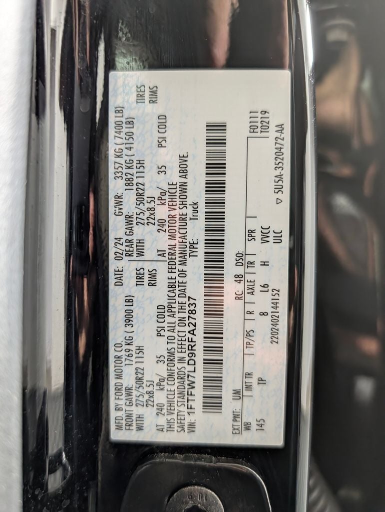 2024 Ford F-150 Platinum