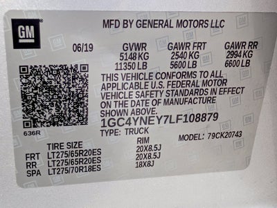 2020 Chevrolet Silverado 2500HD LT