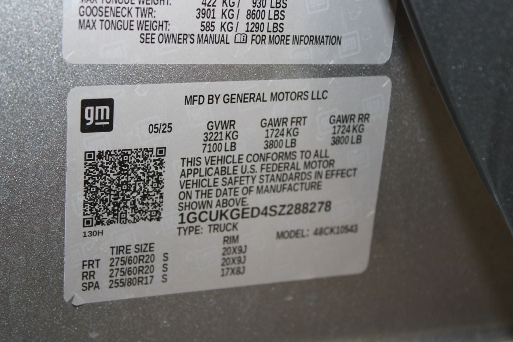 2025 Chevrolet Silverado 1500 LTZ