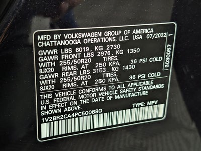 2023 Volkswagen Atlas SEL