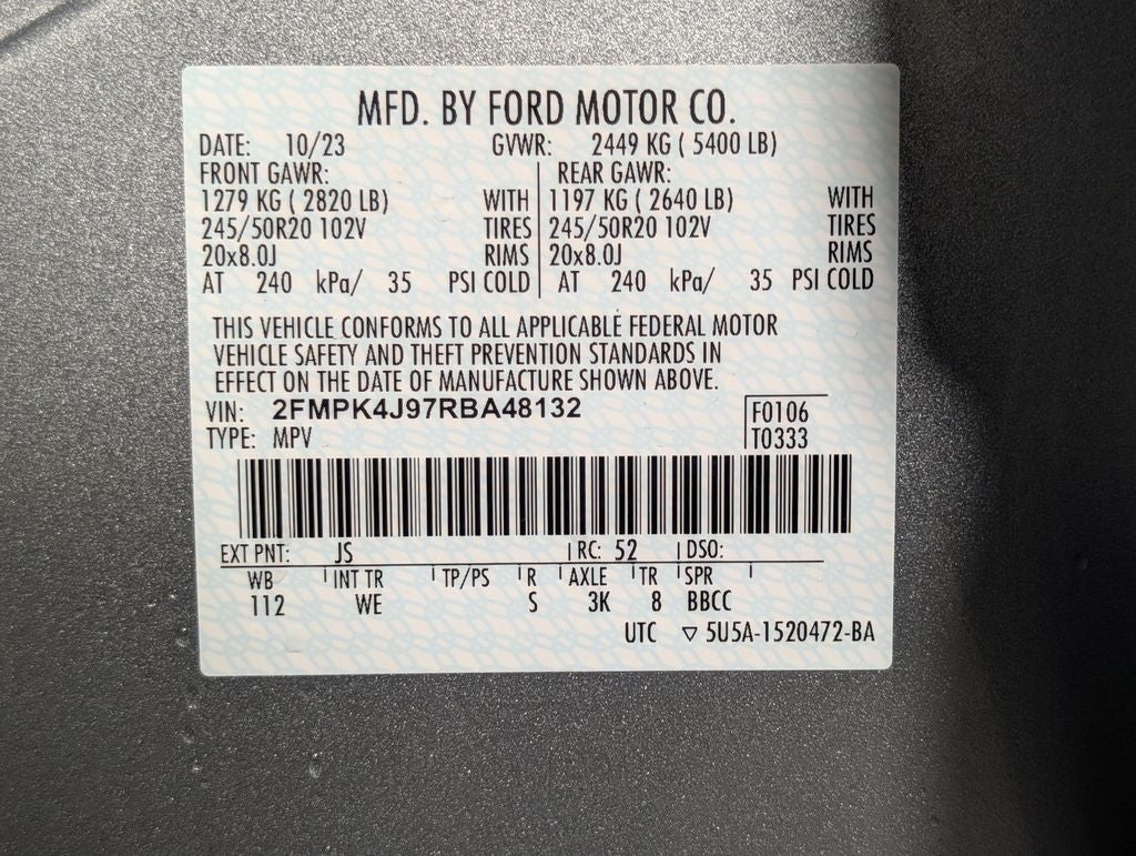 2024 Ford Edge ST Line