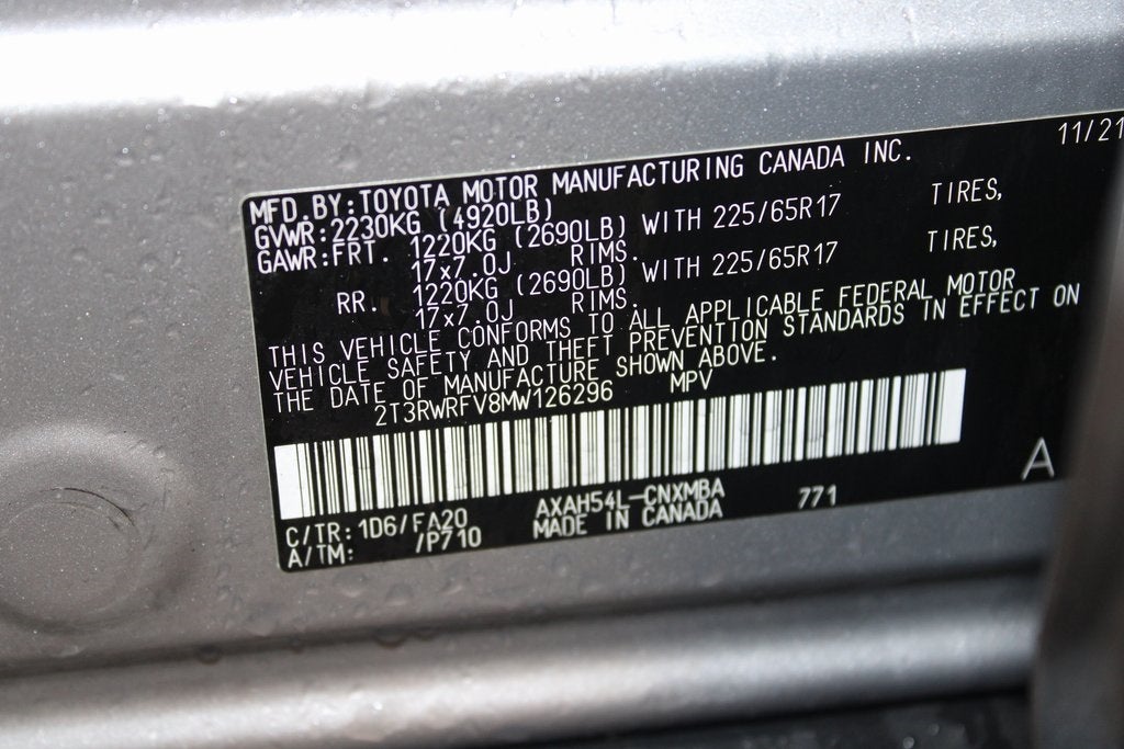 2021 Toyota RAV4 Hybrid XLE