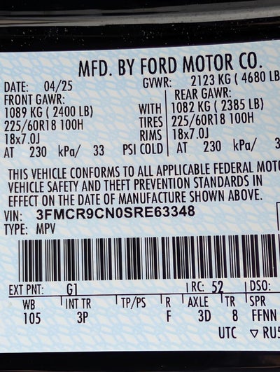2025 Ford Bronco Sport Outer Banks