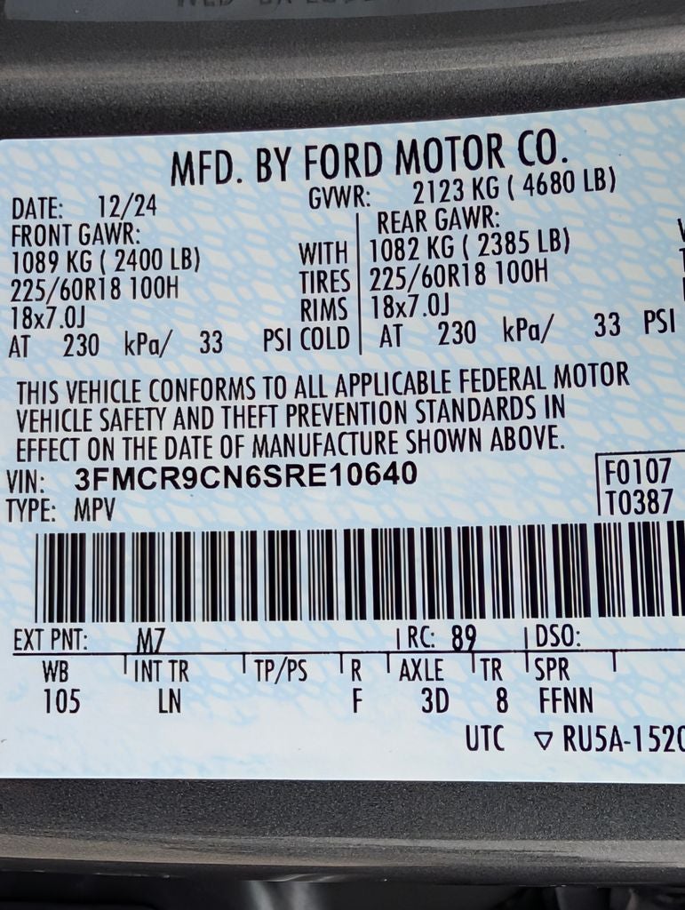 2025 Ford Bronco Sport Outer Banks