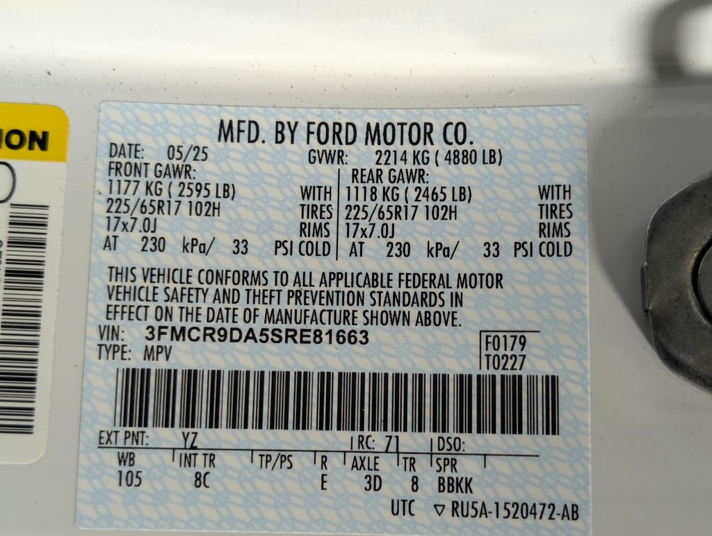 2025 Ford Bronco Sport Badlands