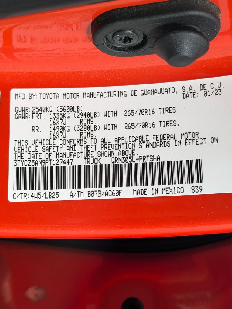 2023 Toyota Tacoma TRD Pro V6