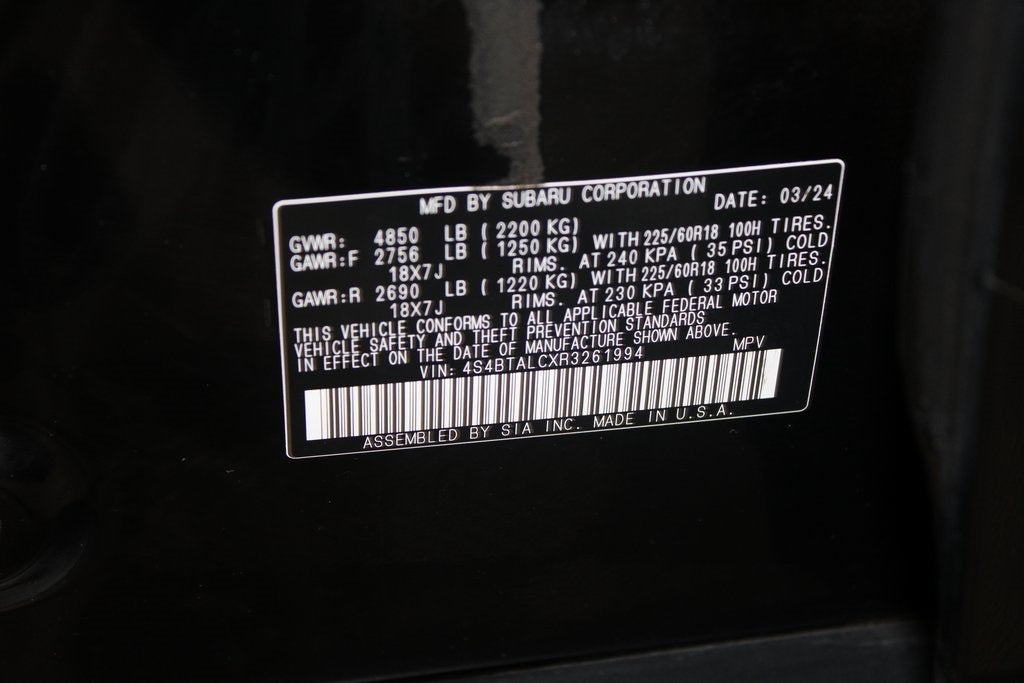 2024 Subaru Outback Onyx Edition